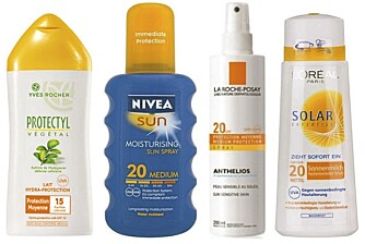 SOLKREM: Her er solkremene du bør satse på i sommer. SOLKREM: Her er solkremene du bør satse på i sommer.