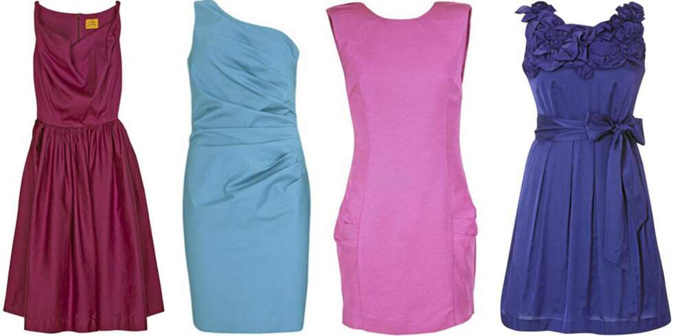 FRA VENSTRE: Vivienne Westwood Anglomania (kr 2995), Warehouse (kr 569), Twenty8Twelve (kr 2800), Coast (kr 1275). FRA VENSTRE: Vivienne Westwood Anglomania (kr 2995), Warehouse (kr 569), Twenty8Twelve (kr 2800), Coast (kr 1275).