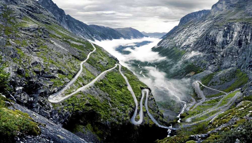 VILL NATUR: Trollstigen er definitivt en av verdens beste veier. VILL NATUR: Trollstigen er definitivt en av verdens beste veier.