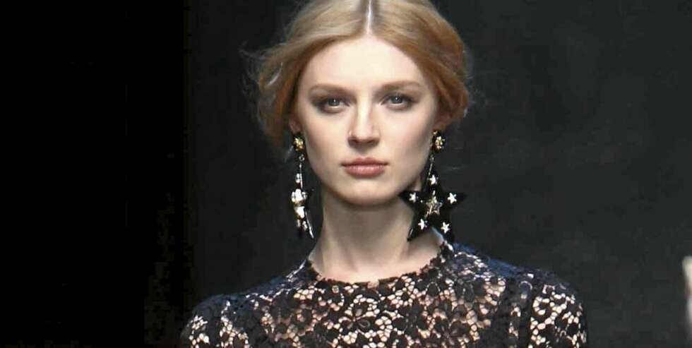 SATS PÅ BLONDER: Blonder blir stort til høsten, her fra Dolce og Gabbana. SATS PÅ BLONDER: Blonder blir stort til høsten, her fra Dolce og Gabbana.