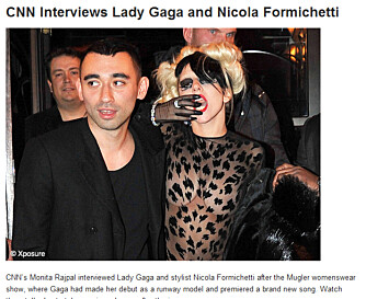 Genial, men sær. Nichola Formichetti er Lady Gagas høyre hånd når det kommer til kostymer. Genial, men sær. Nichola Formichetti er Lady Gagas høyre hånd når det kommer til kostymer.