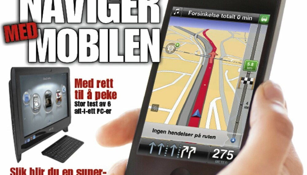 I SALG NÅ: HjemmePC nr. 6 (juni) er i salg nå. Stor test av navigasjonsprogrammer for iPhone og Android. I SALG NÅ: HjemmePC nr. 6 (juni) er i salg nå. Stor test av navigasjonsprogrammer for iPhone og Android.