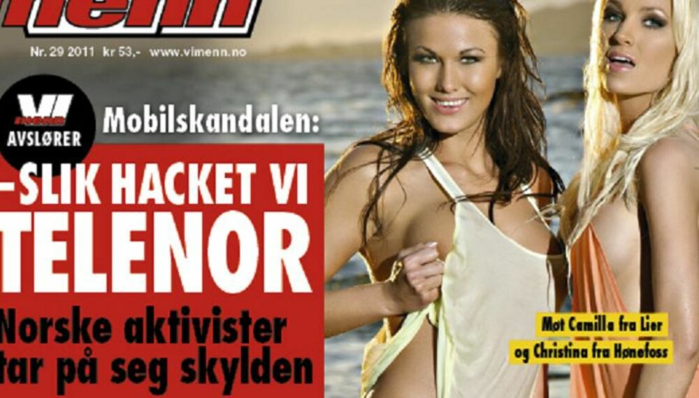 Vi Menn avslører denne uken Vi Menn avslører denne uken