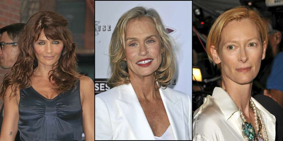FORBILDER: Helena Christensen, Lauren Hutton og Tilda Swinton er alle tre kvinner vi beundrer. FORBILDER: Helena Christensen, Lauren Hutton og Tilda Swinton er alle tre kvinner vi beundrer.
