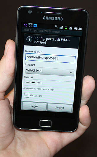 MOBIL-HOTSPOT: En smarttelefon kan brukes som trådløst tilgangspunkt slik at du kan koble PC-en din og andre enheter til internett. MOBIL-HOTSPOT: En smarttelefon kan brukes som trådløst tilgangspunkt slik at du kan koble PC-en din og andre enheter til internett.