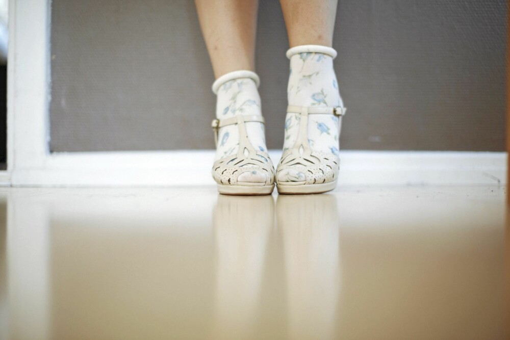 SOMMERFAVORITT: Sandaler fra Modcloth.com og sokker fra Lindex. SOMMERFAVORITT: Sandaler fra Modcloth.com og sokker fra Lindex.