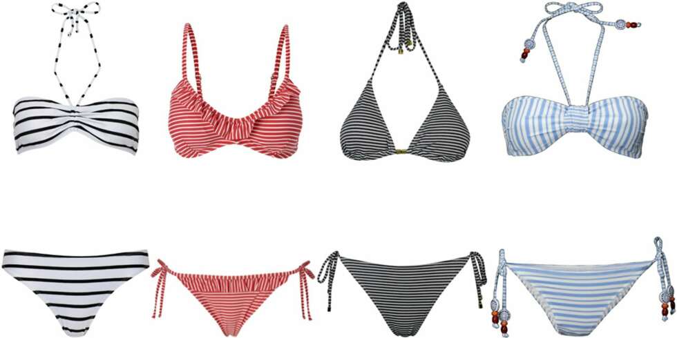 FRA VENSTRE: Bik Bok (kr 198), Gina Tricot (kr 198), Accessorize (kr 400), HM (kr 228). FRA VENSTRE: Bik Bok (kr 198), Gina Tricot (kr 198), Accessorize (kr 400), HM (kr 228).