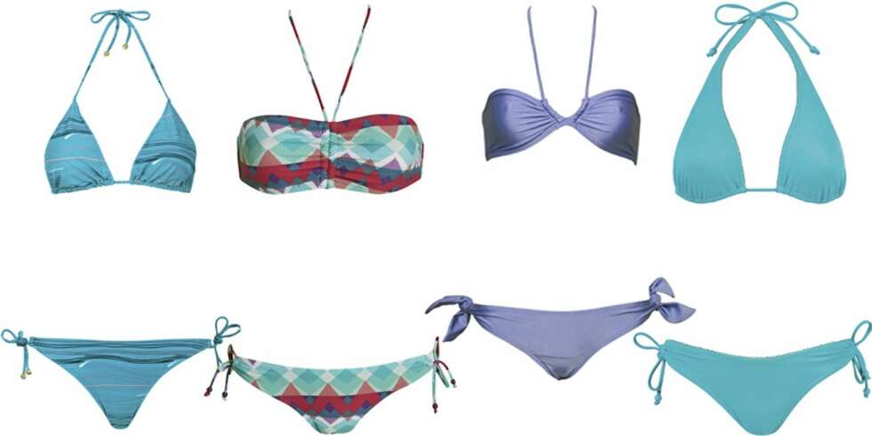 FRA VENSTRE: Bik Bok (kr 198), Pieces (kr 178), Monki (kr 299), Triumph (kr 299). FRA VENSTRE: Bik Bok (kr 198), Pieces (kr 178), Monki (kr 299), Triumph (kr 299).