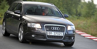 AUDI A6: En ekte tysk Panzerwagen når en snakker om solid materialkvalitet. FOTO: Egil Nordlien, HM Foto AUDI A6: En ekte tysk Panzerwagen når en snakker om solid materialkvalitet. FOTO: Egil Nordlien, HM Foto