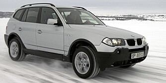 BMW X3: Sports-SUV med relativt få feil, men stiv fjæring. FOTO: Kjell Magne Aalbergsjø BMW X3: Sports-SUV med relativt få feil, men stiv fjæring. FOTO: Kjell Magne Aalbergsjø