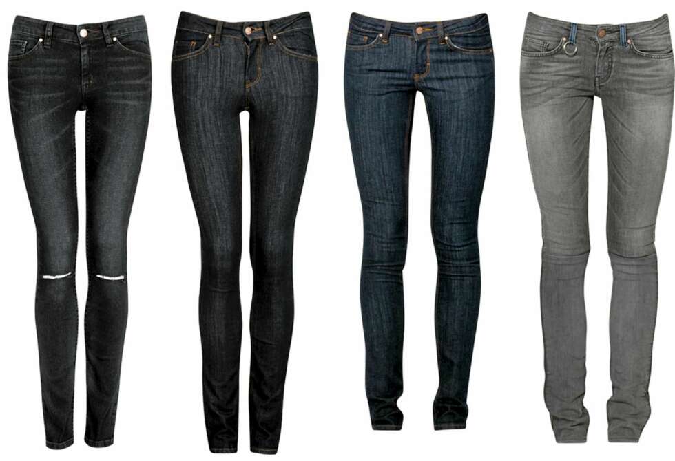 NEVER DENIM: har en ny jeansmodell denne høsten, som heter Kick. Med denne buksa lover de perfekt rumpe på et blunk.Fra venstre: Never Denim Kick i blå/svart (kr 499), Never Denim Kick Rinse (kr 499), Never Denim Kick mørk blå (kr 499), Never Denim Kick grå (kr 699). NEVER DENIM: har en ny jeansmodell denne høsten, som heter Kick. Med denne buksa lover de perfekt rumpe på et blunk.Fra venstre: Never Denim Kick i blå/svart (kr 499), Never Denim Kick Rinse (kr 499), Never Denim Kick mørk blå (kr 499), Never Denim Kick grå (kr 699).