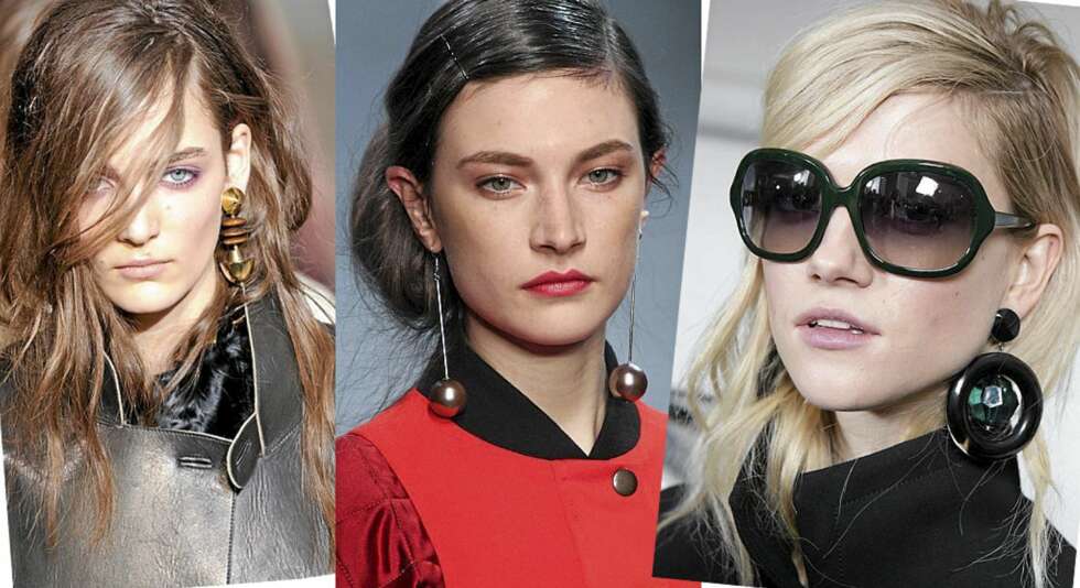 ØREDOBBER: Store varianter fra Marni og Sonia Rykiel. ØREDOBBER: Store varianter fra Marni og Sonia Rykiel.