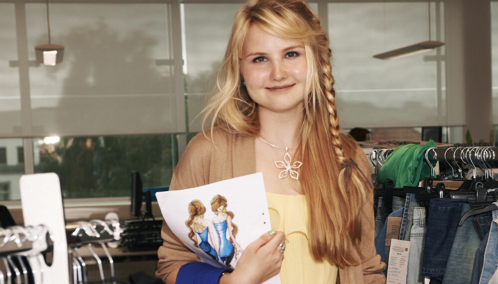 VINNEREN: Jennifer Backlund, 19, fra Helsinki ble vinneren i Gina Tricots konkurranse som gikk ut på å designe høstens hotteste partytopp. VINNEREN: Jennifer Backlund, 19, fra Helsinki ble vinneren i Gina Tricots konkurranse som gikk ut på å designe høstens hotteste partytopp.