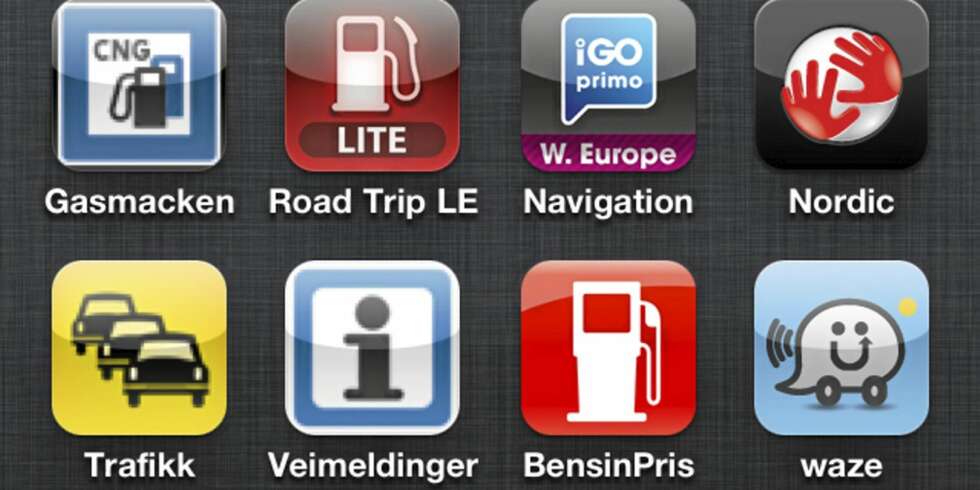 MULIGHETER: Bilapper er til både nytte og underholdning. Foto: Skjermbilde Iphone MULIGHETER: Bilapper er til både nytte og underholdning. Foto: Skjermbilde Iphone
