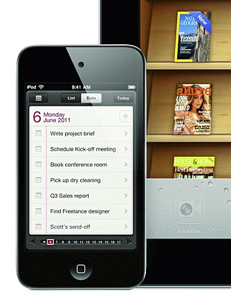 NYTT OS: Apple kaller iOS5 den største oppgraderingen av iOS noen gang. Nå får du ordentlig hendelseslogg, kameraknapp og Twitter integrert i OS-et. NYTT OS: Apple kaller iOS5 den største oppgraderingen av iOS noen gang. Nå får du ordentlig hendelseslogg, kameraknapp og Twitter integrert i OS-et.