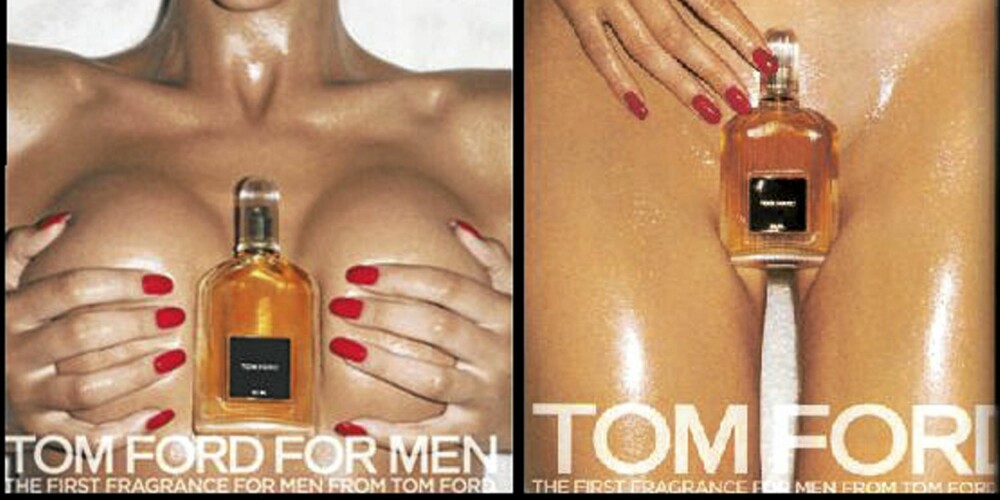 BANNLYSTE REKLAMER: Tom Ford fikk mye oppmerksomhet for denne reklamekampanjen. BANNLYSTE REKLAMER: Tom Ford fikk mye oppmerksomhet for denne reklamekampanjen.