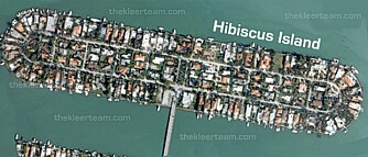 Hibiscus Island er en av de kunstige øyene i Biscayne Bay. De ble lagd av Miami Beach-grunnlegger Carl Fischer på 20-tallet. Hibiscus Island er en av de kunstige øyene i Biscayne Bay. De ble lagd av Miami Beach-grunnlegger Carl Fischer på 20-tallet.