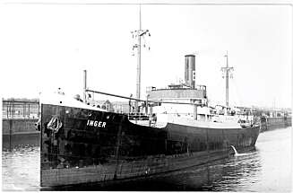 ANDRE: ""Inger"", torpedert 23.8 1941 utenfor Skotland. ANDRE: ""Inger"", torpedert 23.8 1941 utenfor Skotland.