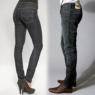 MEST KJØPT HOS Levis: "Demi Curve Skinny " til jente og "519 slim" til gutt. MEST KJØPT HOS Levis: "Demi Curve Skinny " til jente og "519 slim" til gutt.