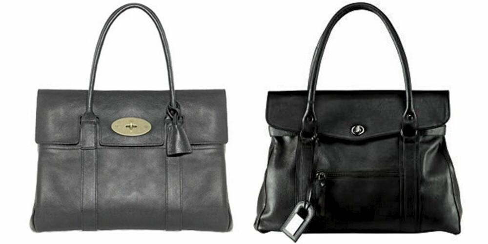 KLASSIKER: Mulberry Bayswater, kr 6550, Laura Clement/Laredoute.no (kr 1399). KLASSIKER: Mulberry Bayswater, kr 6550, Laura Clement/Laredoute.no (kr 1399).