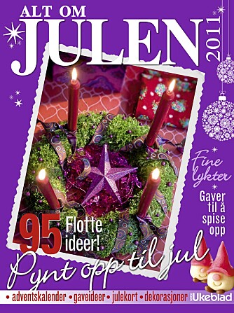 I bilaget Alt om Julen får du masse inspirasjon til julefeiringen! Slik pynter du treet, lag deilig julekonfekt, strikk julepynten, lag din egen kalender og mye mer! (Foto:Jens Buusmann/Linnea Press) I bilaget Alt om Julen får du masse inspirasjon til julefeiringen! Slik pynter du treet, lag deilig julekonfekt, strikk julepynten, lag din egen kalender og mye mer! (Foto:Jens Buusmann/Linnea Press)
