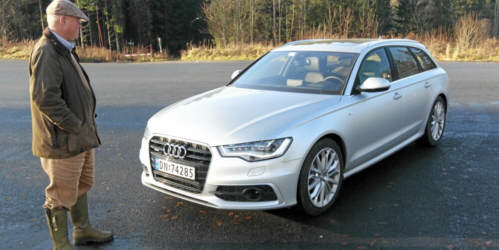 A6: Lars Gordon Stiff kjører en Mercedes E-klasse, men er ikke fremmed for å bytte. - Mercedes-en er meget komfortabel, men jeg synes den nye A6-en er veldig fin. BMW 5-serie står også på vurderingslisten, sier Stiff. A6: Lars Gordon Stiff kjører en Mercedes E-klasse, men er ikke fremmed for å bytte. - Mercedes-en er meget komfortabel, men jeg synes den nye A6-en er veldig fin. BMW 5-serie står også på vurderingslisten, sier Stiff.