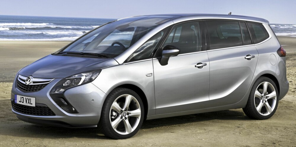 MPV: Opel Zafira kan fås med en smart innbygd sykkelholder med plass ti fire sykler. (Foto: Opel) MPV: Opel Zafira kan fås med en smart innbygd sykkelholder med plass ti fire sykler. (Foto: Opel)