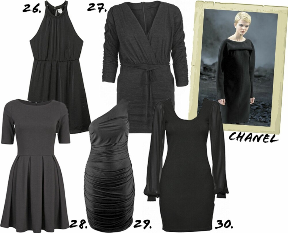 DEN LILLE SVARTE: 26. Monki (kr 350) 27. Day Birger et Mikkelsen (kr 1899) 28. Cubus (kr 299) 29. HM (kr 199) 30. JC (kr 299) DEN LILLE SVARTE: 26. Monki (kr 350) 27. Day Birger et Mikkelsen (kr 1899) 28. Cubus (kr 299) 29. HM (kr 199) 30. JC (kr 299)