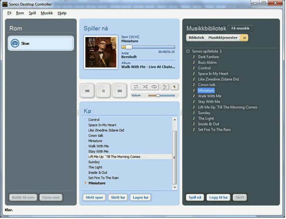 SPILLELISTER: Du kan også lage egne Sonos-spillelister for musikk fra Wimp i tillegg til Wimp-spillelistene dine. SPILLELISTER: Du kan også lage egne Sonos-spillelister for musikk fra Wimp i tillegg til Wimp-spillelistene dine.