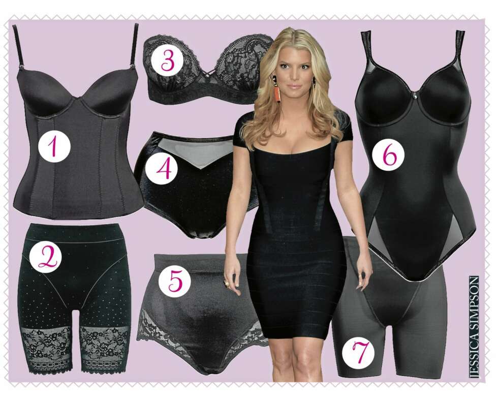 SVART OG SEXY: 1. Topp fra Cubus, kr 269,- 2. Bokser fra Triumph, kr 399,- 3. Bh fra Cubus, kr 199,- 4. Truse fra Ellos, kr 199,- 5. Truse fra Gina Tricot, kr 129,- 6. Body fra Triumph, kr 599,- 7. Strømpe fra Lindex, kr 199,- SVART OG SEXY: 1. Topp fra Cubus, kr 269,- 2. Bokser fra Triumph, kr 399,- 3. Bh fra Cubus, kr 199,- 4. Truse fra Ellos, kr 199,- 5. Truse fra Gina Tricot, kr 129,- 6. Body fra Triumph, kr 599,- 7. Strømpe fra Lindex, kr 199,-