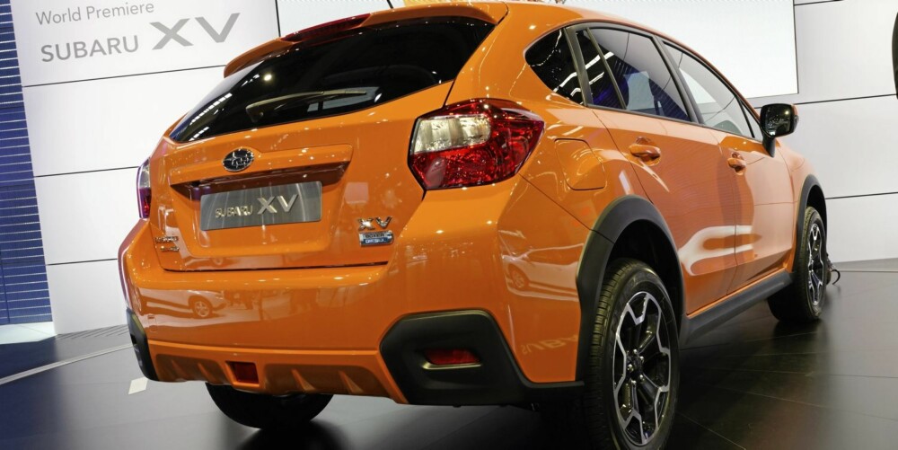 PREMIERE: Subaru XV ble vist frem for første gang på bilmessen i Frankfurt i høst. PREMIERE: Subaru XV ble vist frem for første gang på bilmessen i Frankfurt i høst.