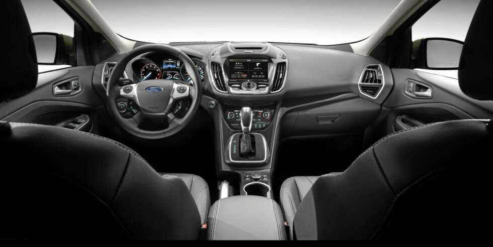 TOUCH: Interiøret har nå MyFordTouch. Nå forhåpentlig sterkt forbedret. TOUCH: Interiøret har nå MyFordTouch. Nå forhåpentlig sterkt forbedret.