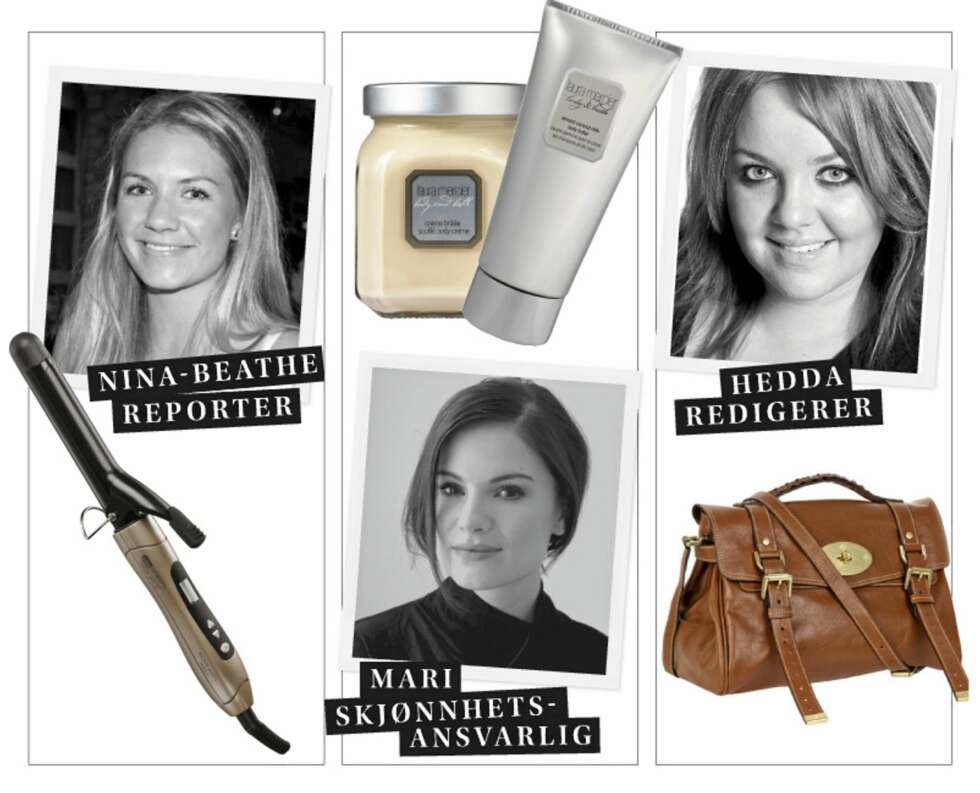 IT-VESKE: Nina-Beathe, Mari og Hedda ønsker seg krølltang, velvære-produkter og veske til jul i år. IT-VESKE: Nina-Beathe, Mari og Hedda ønsker seg krølltang, velvære-produkter og veske til jul i år.