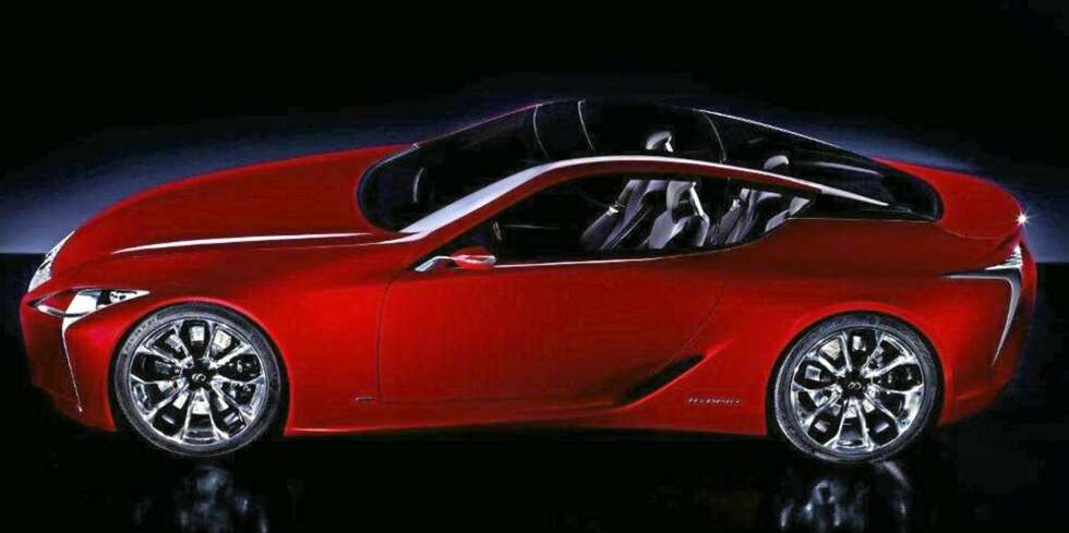 KONSEPT: Lexus LF-LC 2+2 sport coupe. KONSEPT: Lexus LF-LC 2+2 sport coupe.