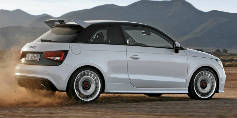 BEGRENSET: Audi A1 quatrro skal bare produseres i 333 eksemplarer. BEGRENSET: Audi A1 quatrro skal bare produseres i 333 eksemplarer.