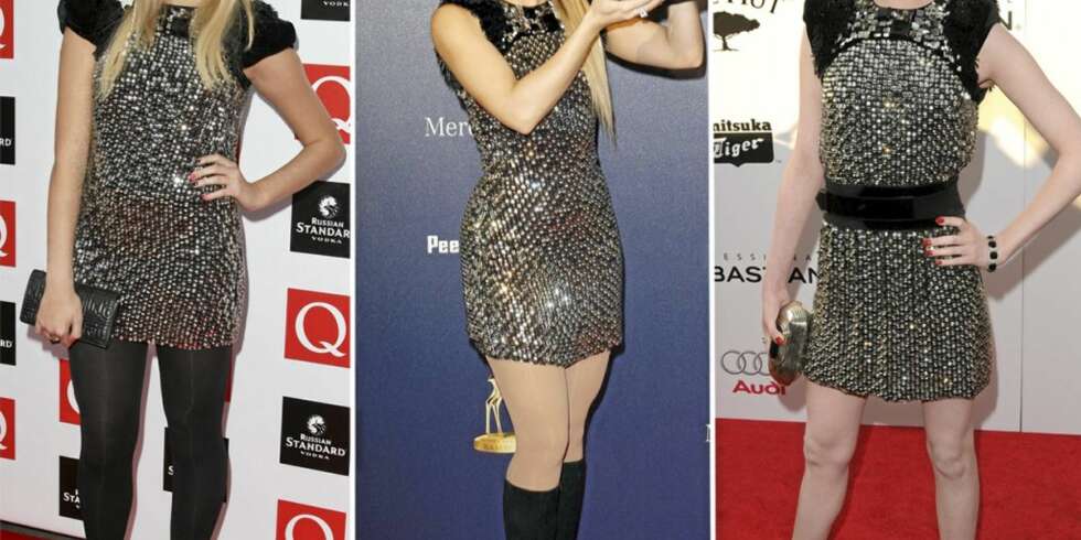 TENKER LIKT: Pixie Lott, Shakira og Evan Rachel Wood har samme smak. TENKER LIKT: Pixie Lott, Shakira og Evan Rachel Wood har samme smak.