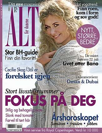 Cecilie forteller om forholdet til sin nye kjæreste Ryan i det nye nummeret av Alt for damene. Cecilie forteller om forholdet til sin nye kjæreste Ryan i det nye nummeret av Alt for damene.