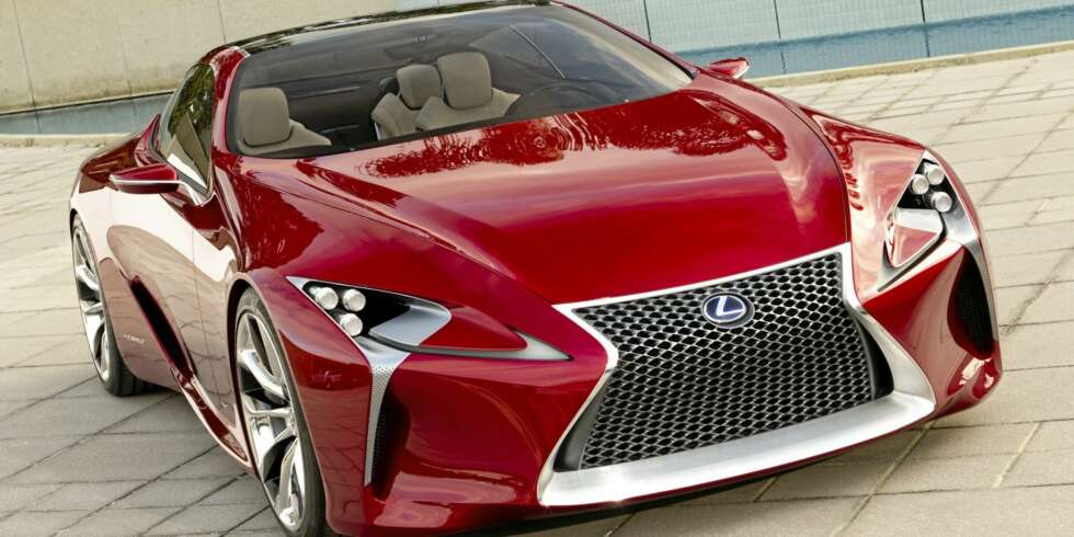 KONSEPT: Dette er LF-LC 2+2 sport coupe. KONSEPT: Dette er LF-LC 2+2 sport coupe.