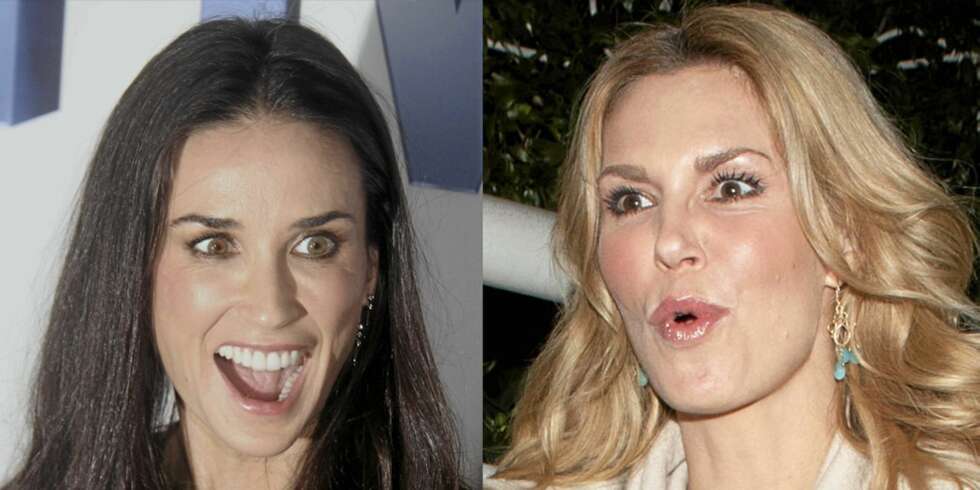 PIKEKOS: Demi Moore skal ha hatt en one night stand med reality-baben Brandi Glanville i 2009. PIKEKOS: Demi Moore skal ha hatt en one night stand med reality-baben Brandi Glanville i 2009.