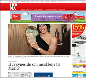 DOPFRI: Marit Bjørgen har fått mye oppmersomhet for sine svulmende bicepser. Tidligere skistjerne Anette Bøe er skråsikker på at dette er noe hun har trent seg til på ærlig vis. DOPFRI: Marit Bjørgen har fått mye oppmersomhet for sine svulmende bicepser. Tidligere skistjerne Anette Bøe er skråsikker på at dette er noe hun har trent seg til på ærlig vis.