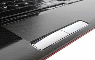 GODE: Toshiba har gode og tydelige museknapper. GODE: Toshiba har gode og tydelige museknapper.