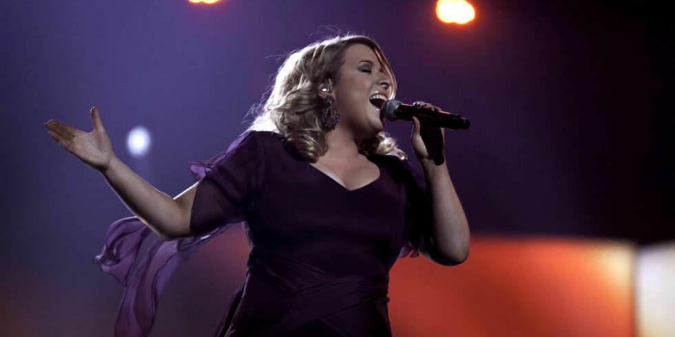 Reidun Sæther var en av de tre heldige som gikk videre til den store Melodi Grand Prix-finalen i Oslo i februar. Reidun Sæther var en av de tre heldige som gikk videre til den store Melodi Grand Prix-finalen i Oslo i februar.