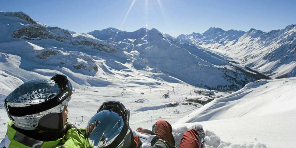 Ischgl har spektakulær utsikt. Ischgl har spektakulær utsikt.