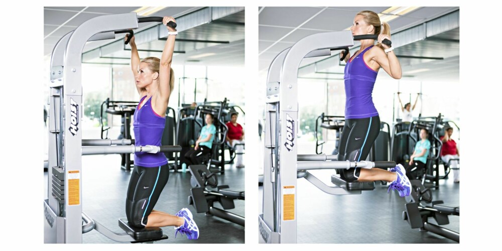 6. PULL-UPS I APPARAT: Rygg og biceps. 6. PULL-UPS I APPARAT: Rygg og biceps.
