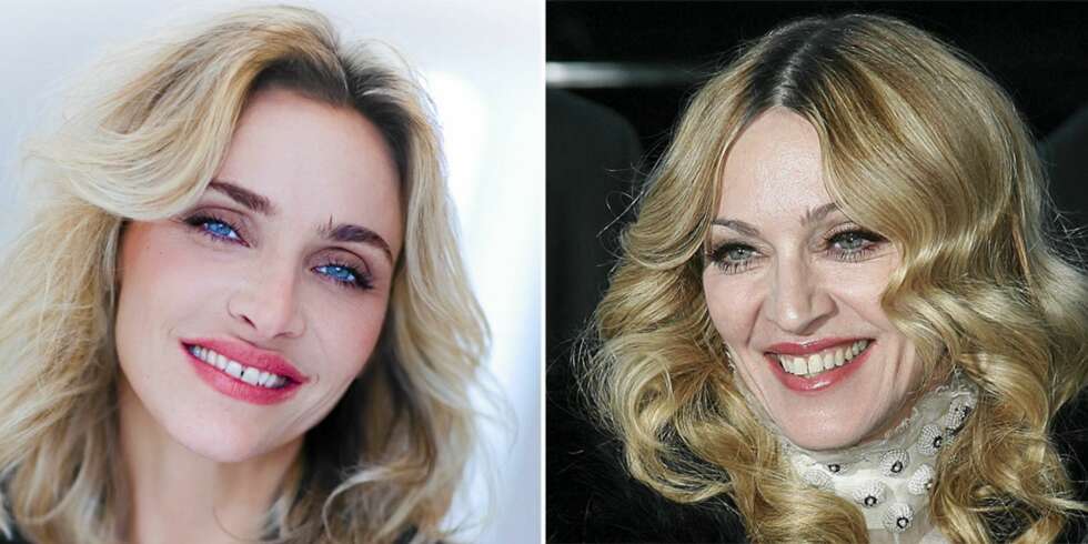 DOBBELTGJENGERE: Isabel Ødegård ligner sitt idol Madonna på en prikk. DOBBELTGJENGERE: Isabel Ødegård ligner sitt idol Madonna på en prikk.
