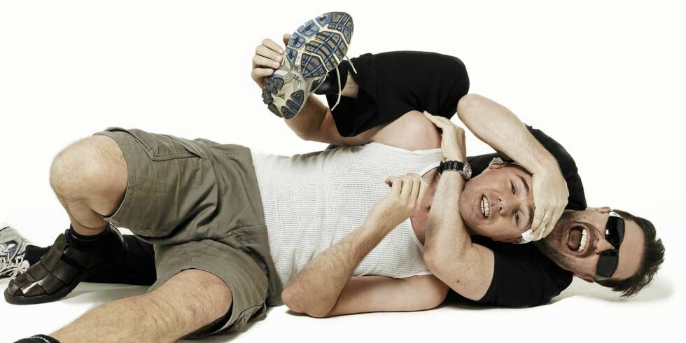 Karl Pilkington og Ricky Gervais Karl Pilkington og Ricky Gervais