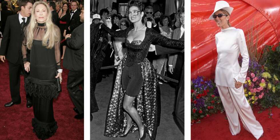 FRA VENSTRE: Faye Dunaway i 2007, Demi Moore i 1989, Celine Dion i 1999. FRA VENSTRE: Faye Dunaway i 2007, Demi Moore i 1989, Celine Dion i 1999.