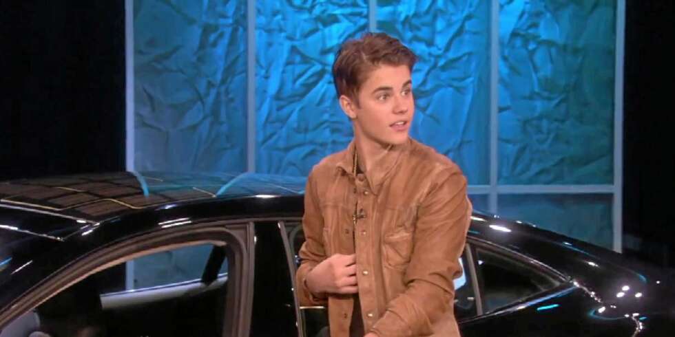 FET GAVE: Justin Bieber fikk en hyperrask og miljøvennlig bil til fødselsdagen sin. FET GAVE: Justin Bieber fikk en hyperrask og miljøvennlig bil til fødselsdagen sin.
