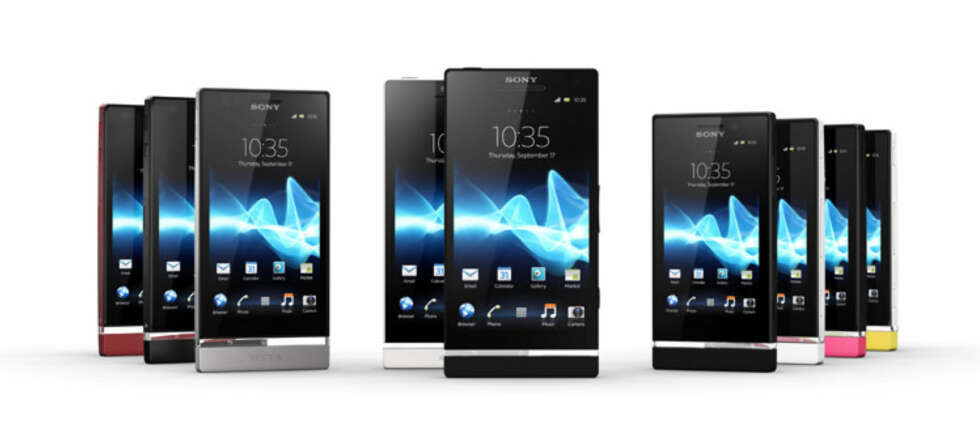 XPERIA-SERIEN: Sony Xperia S (midten) får selskap av de nye medlemmene Xperia P (t.v) og Xperia U (t.h.). XPERIA-SERIEN: Sony Xperia S (midten) får selskap av de nye medlemmene Xperia P (t.v) og Xperia U (t.h.).