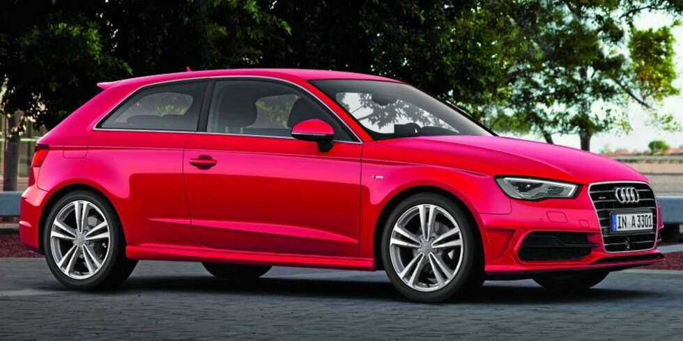 HELT NY: Audi A3 kommer i tredje generasjon i september. HELT NY: Audi A3 kommer i tredje generasjon i september.